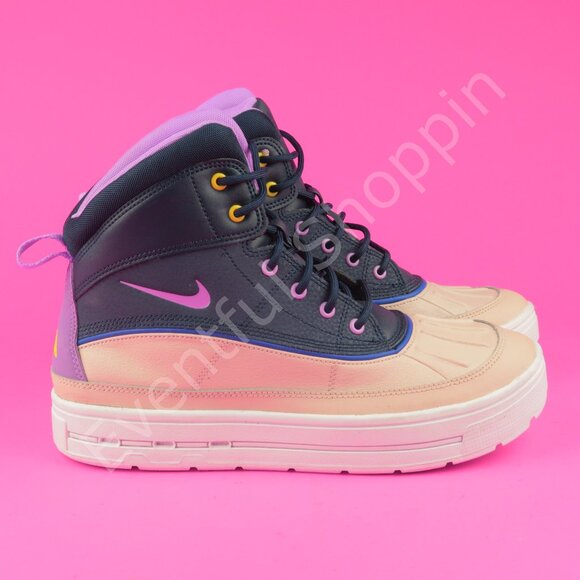 Nike ACG Woodside Boots Size 6Y High Sanddrift Obsidian 524872-100 - Picture 3 of 9